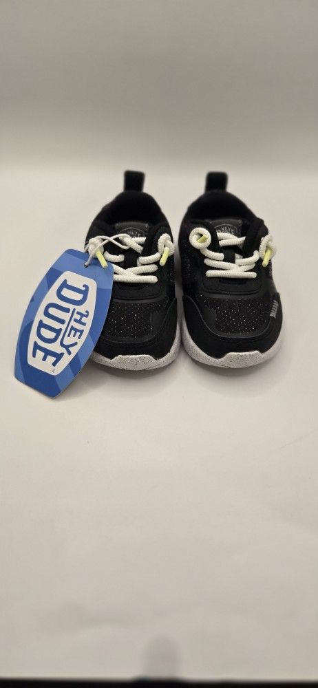 Hey Dude Sirocco Alta Glitter Blk Sz 4c