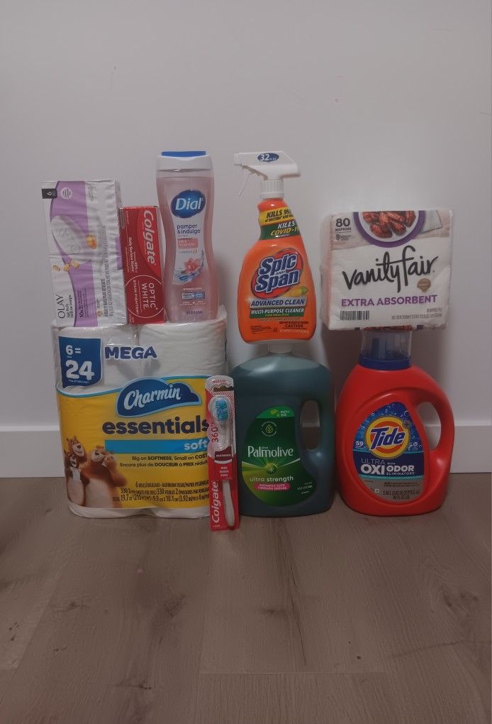 Charmin,tide,colgate,dia,olay