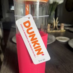 NWT Pink Dunkin Tumbler