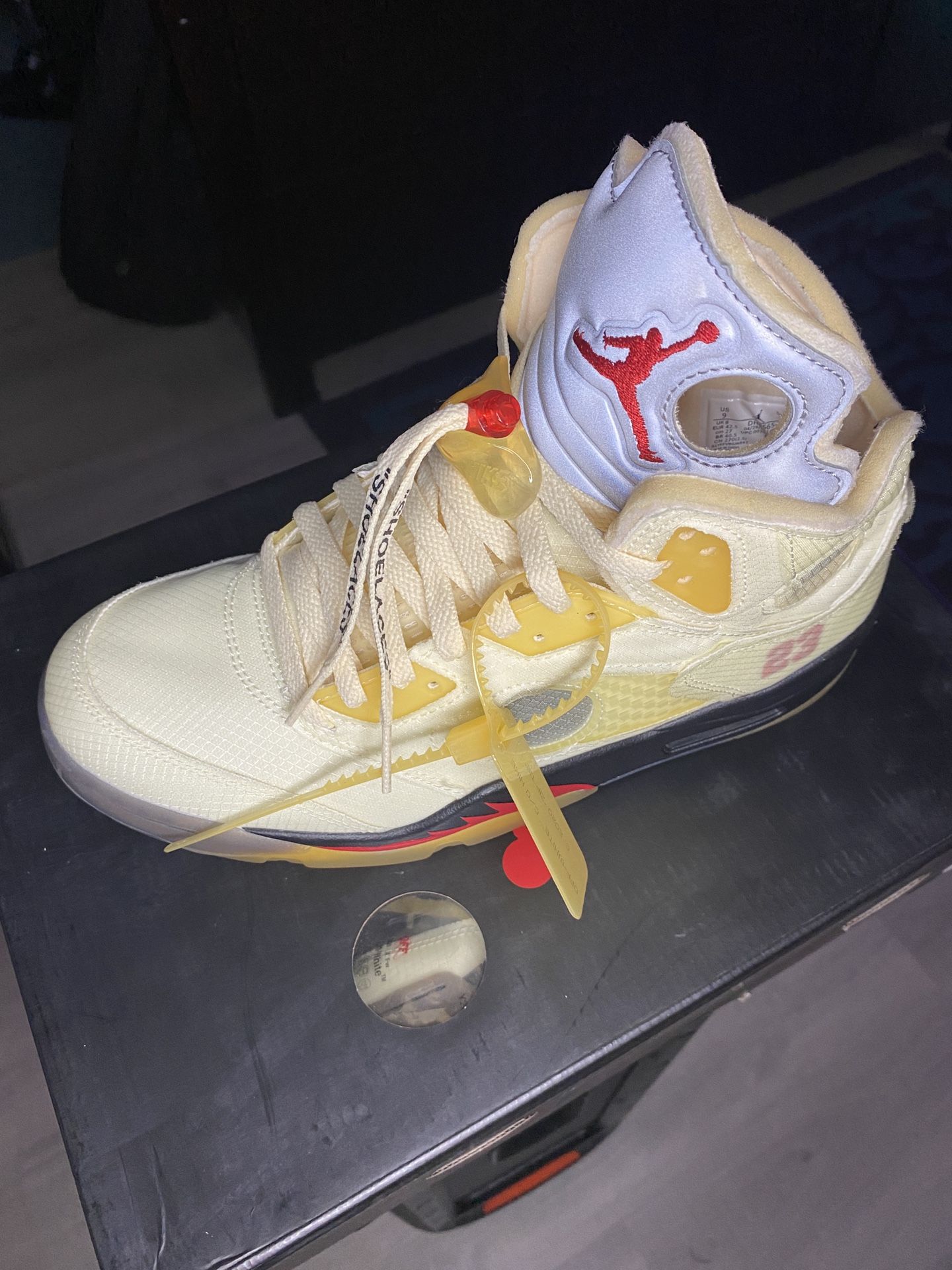 OFF WHITE X AIR JORDAN 5 SP 