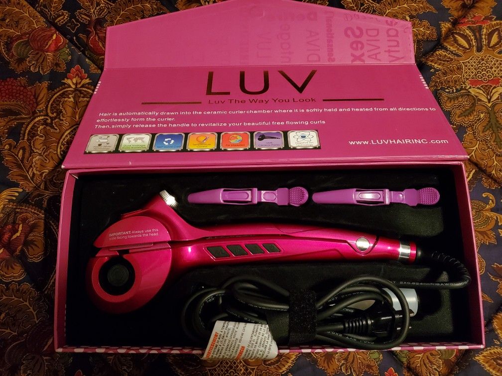 NEW,LUV AUTO HAIR CURLER