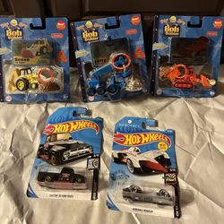 Bob The Builder + 2 Hot Wheels