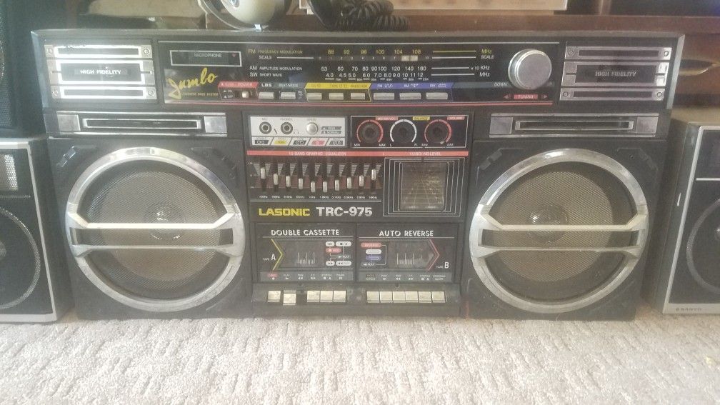 LASONIC TRC-975 Boombox Ghettoblaster
