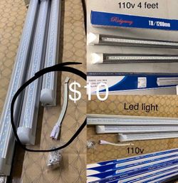 4ft led light 6500k integrated indoor/outdoor