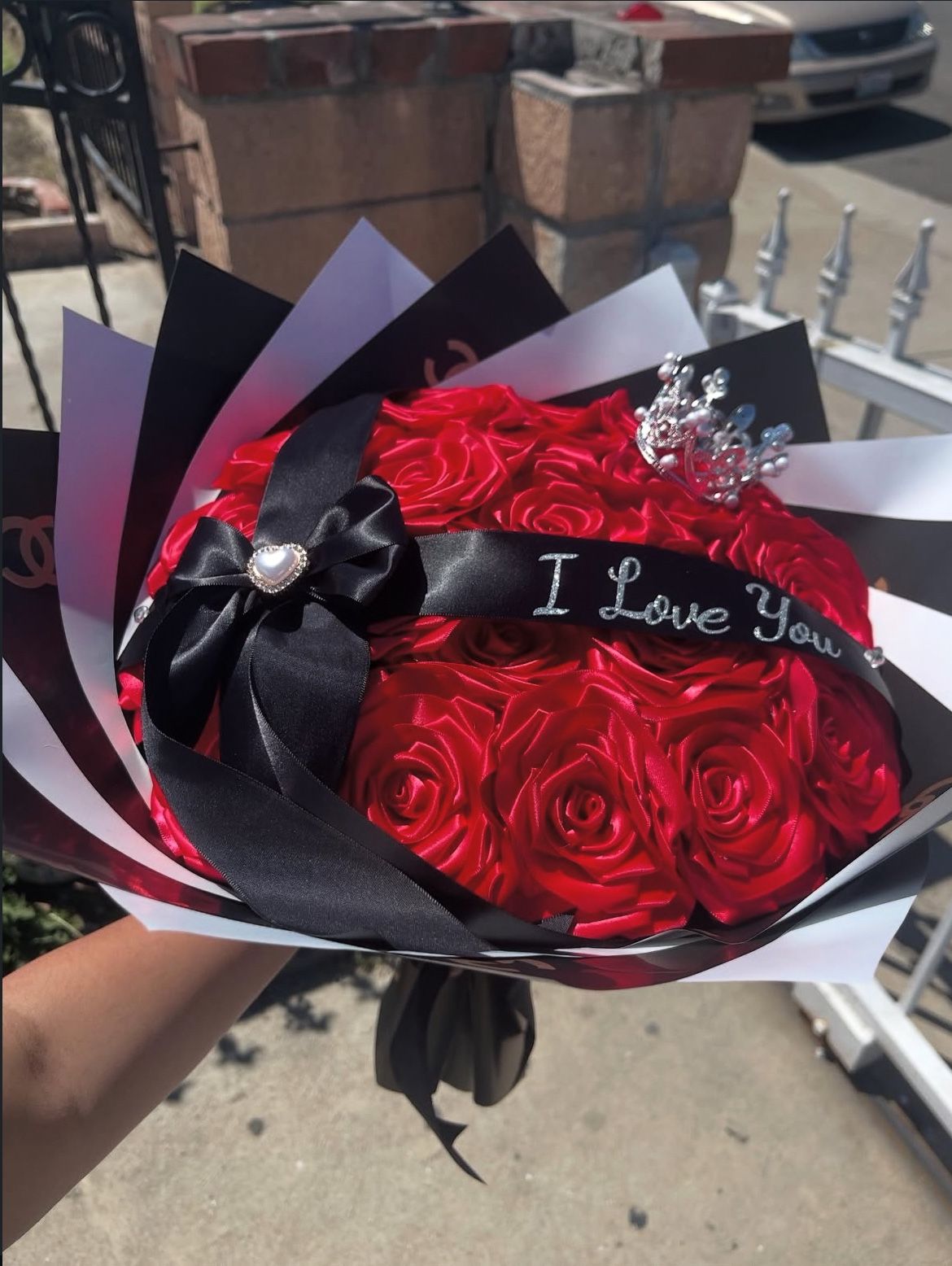 Red Eternal Rose Boquet ❤️🌹 Available! Rosas Eternas Ramo Buchon 