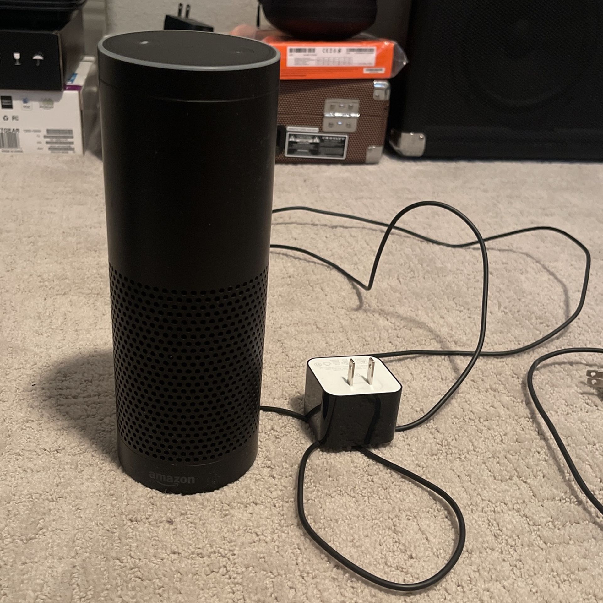 Amazon Echo 1st Generation Smart Speaker with Alexa - Black (Used)