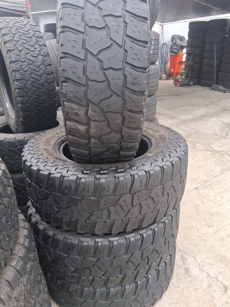 4 used Tires 285/70r17 🤑 free Installation ‼️