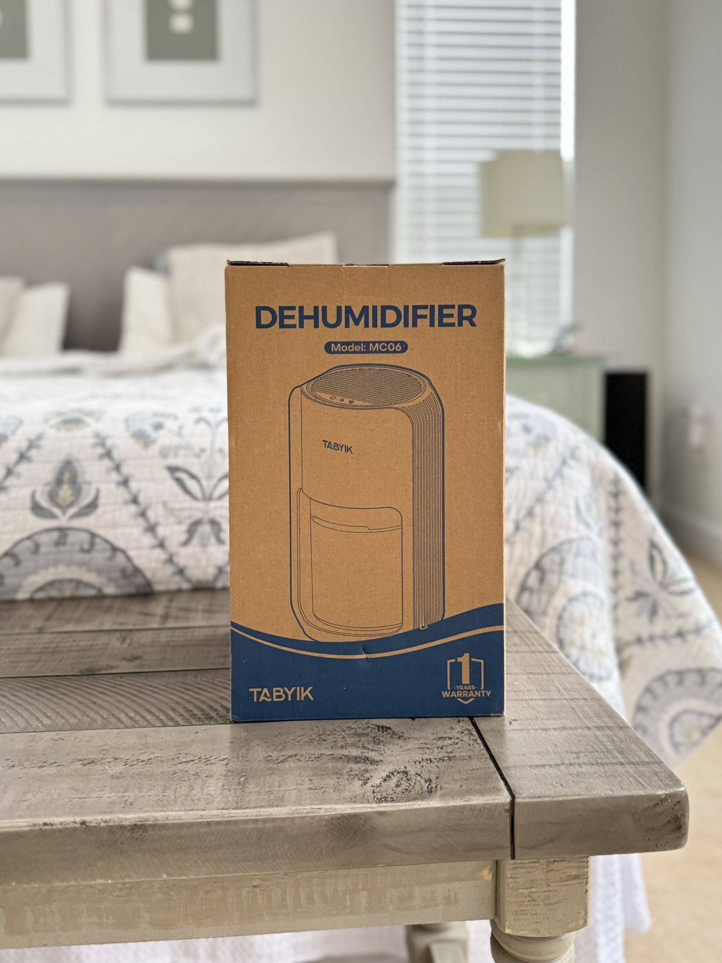 New Dehumidifiers, 42oz for room Quiet Dehumidifier for Bathroom Closet Trailer RV TABYIK
