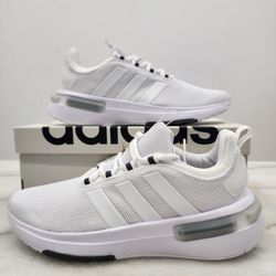 New Adidas Racer Shoes White Sizes Available 7, 7.5, 10.5