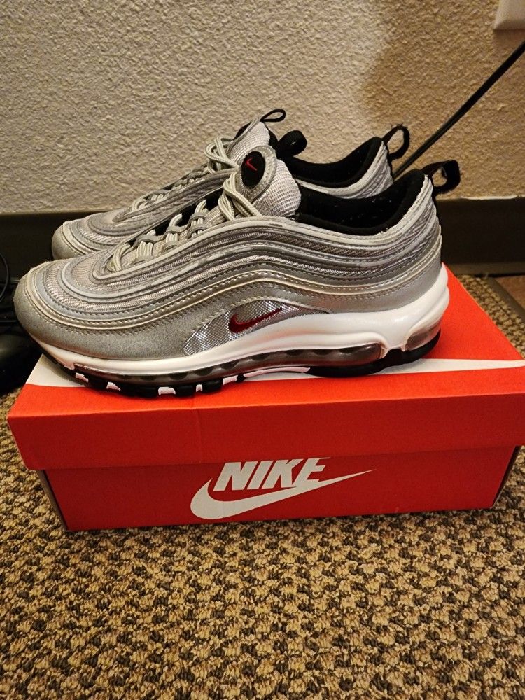 Air Max 97 Silver Bullet, Air Max 97, Nikes, Nike, Air Max, Size 6Y, Youth Nikes