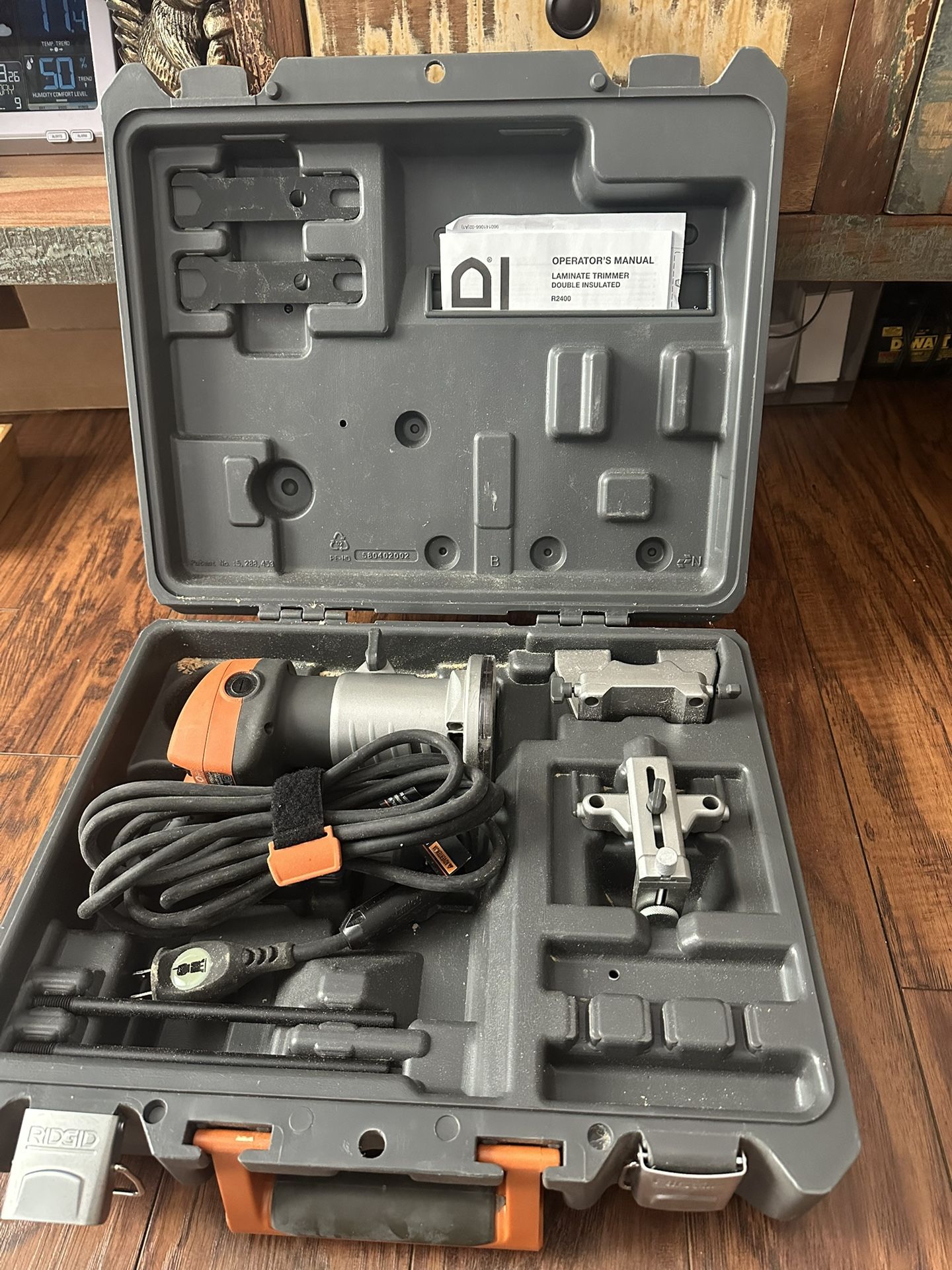Ridgid Laminate Trimmer, Double Insulated R2400