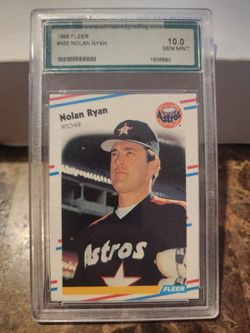 1988 Fleer Nolan Ryan Gem mint 10 #455
