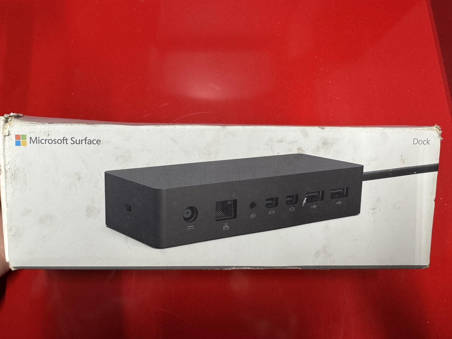 MICROSOFT SURFACE DOCK PORT DOCKING STATION AND POWER ADAPTER AC USB 1661