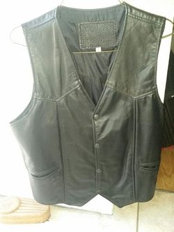 Leather vest LG