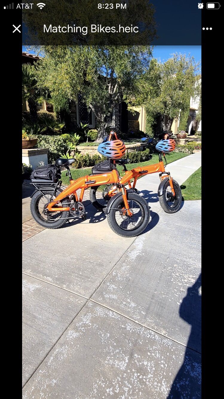 2 Electric Bikes