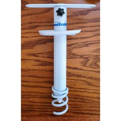 Sand Grabber Beach Umbrella Universal Metal Screw-In Sand Anchor