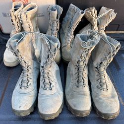 Military Surplus Combat Boots, Men’s Size 7.5