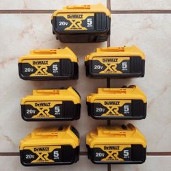 New Dewalt XR 5.0ah Battery 20V 