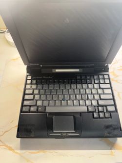 Vintage Micron Laptop with Power Adapter - For Parts or Not Working