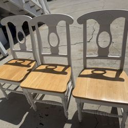 Four Farmhouse Chairs 