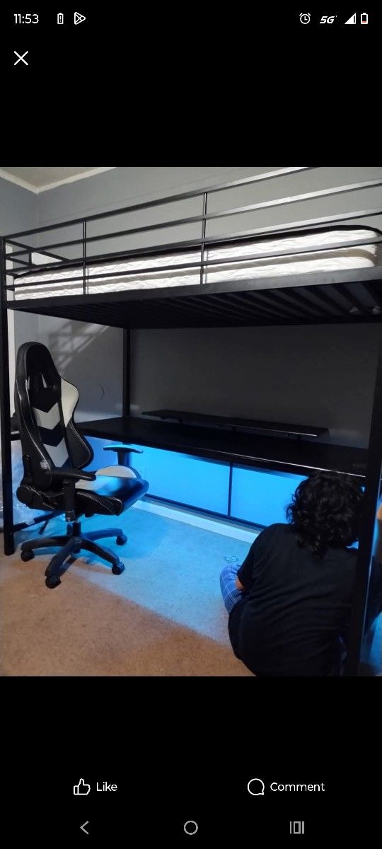 Twin Gaming Loft Bed