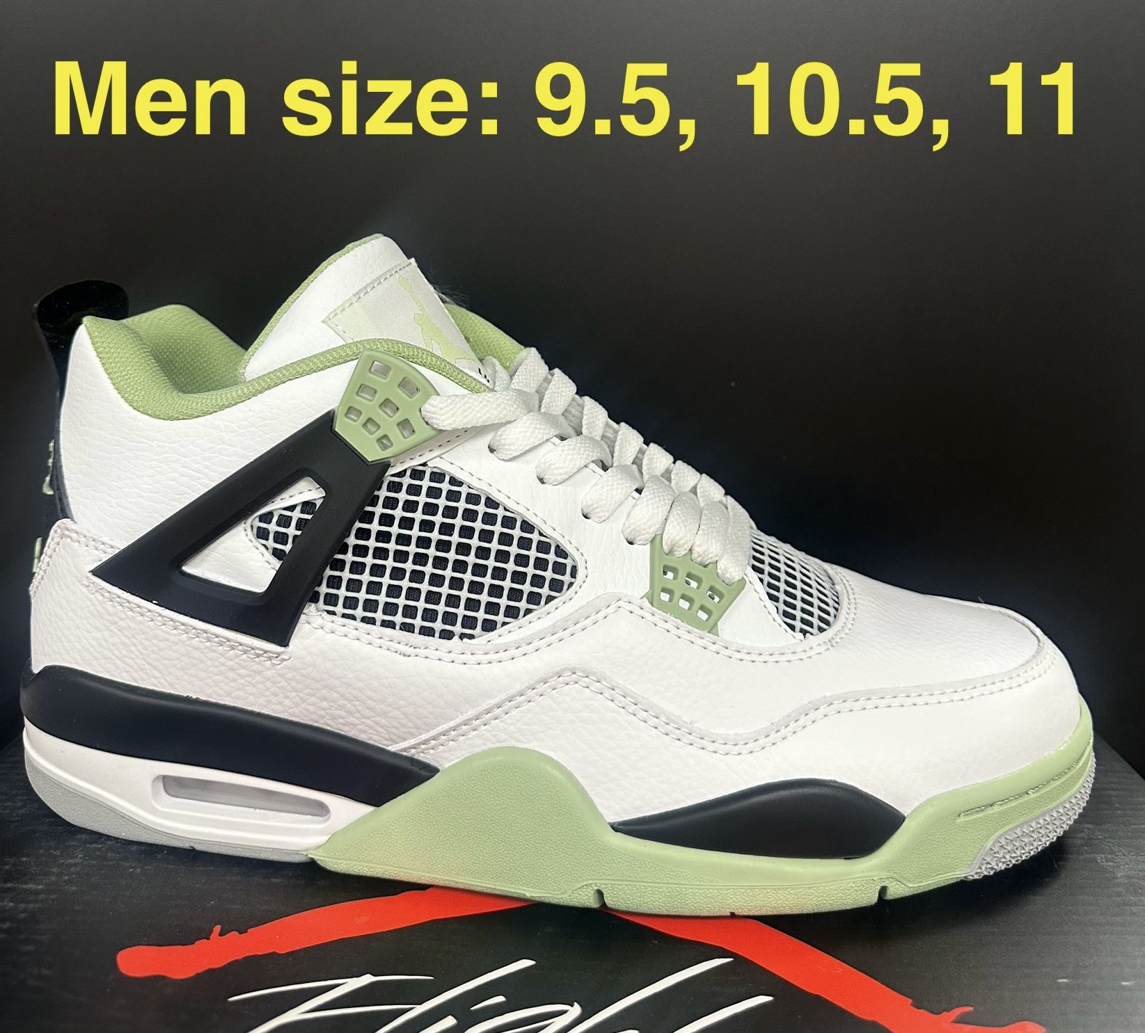 Jordan 4, Men Size 9.5/10.5/11, New