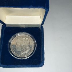 Vintage Silver One Dollar Coin 