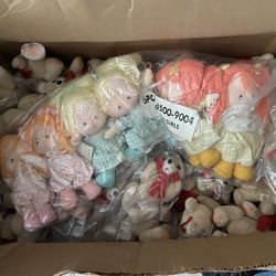 Giant Box Of Bears And Dolls 