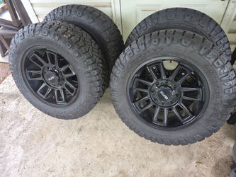 Rines con llantas nitto 8x170 para trocas ford