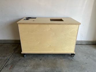 custom collapsible coffee cart
