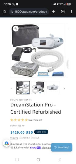 Dreamstation pro recertified cpap