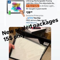 Rechargeable Tracing Light Box, Ultra-Thin Adjustable Battery Powered Artcraft LED Tracer Light Pad Tablet for Drawing, Sketching, Animation, Stencili