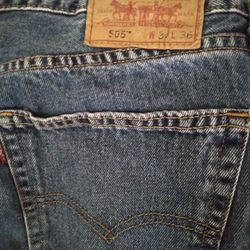 Mens 505 Levi's Size 34x36