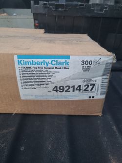 Kimberly Clark TECNOL Fog Free Surgical Mask / Blue