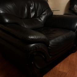 1 couch, and 1 armchair