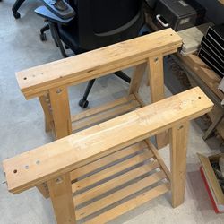 IKEA Sawhorse Desk Supports 