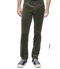 PAIGE Men Green Corduroy Pants - 34