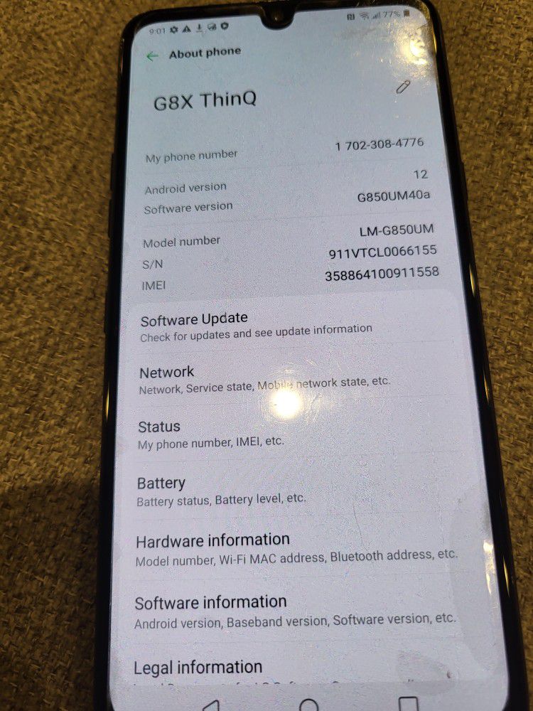 LG Thin Cell Phone At&t Unlocked