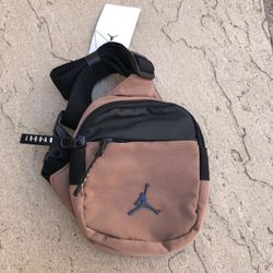New Nike Jordan Airborne Hip Bag Fanny Pack Waist Belt Crossbody Archaeo Brown