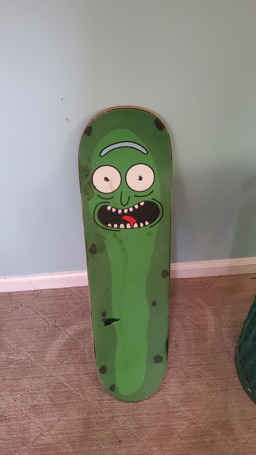 Pickle rick Skateboard deck only