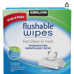 Flushable Wipes 
