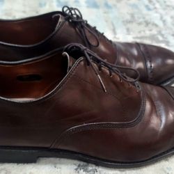 Allen Edmonds Fifth Avenue Oxford Dress Shoes Brown Leather Size 11 – Cap Toe, Classic Men’s Formal
