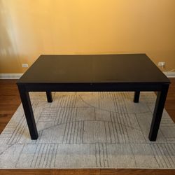 IKEA Black Dining Table 