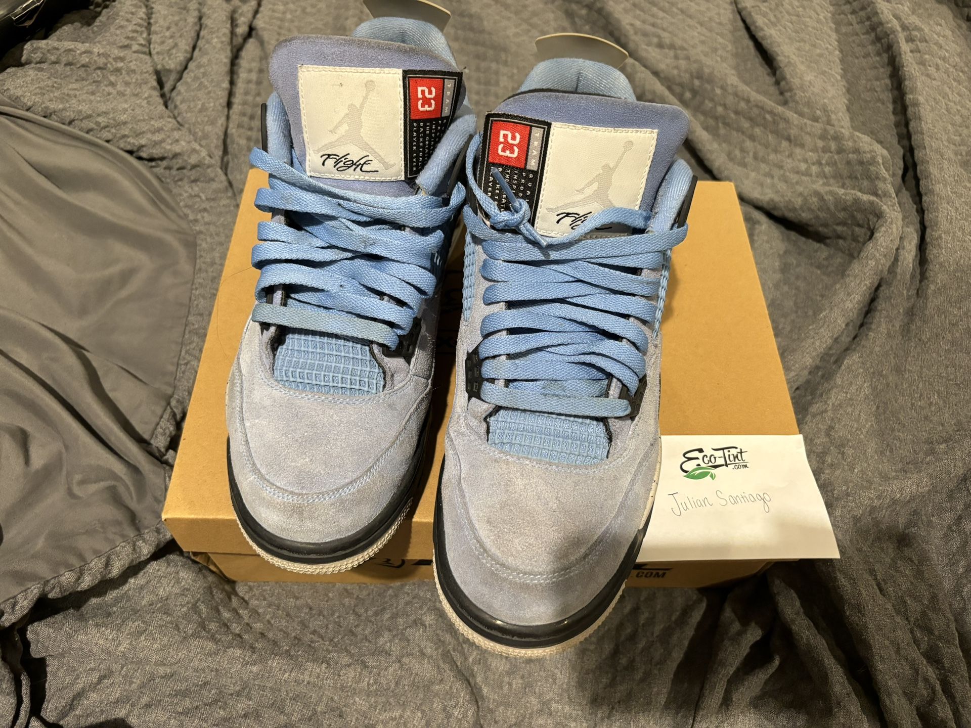 Jordan 4 Unc Sizes 10 And 10.5