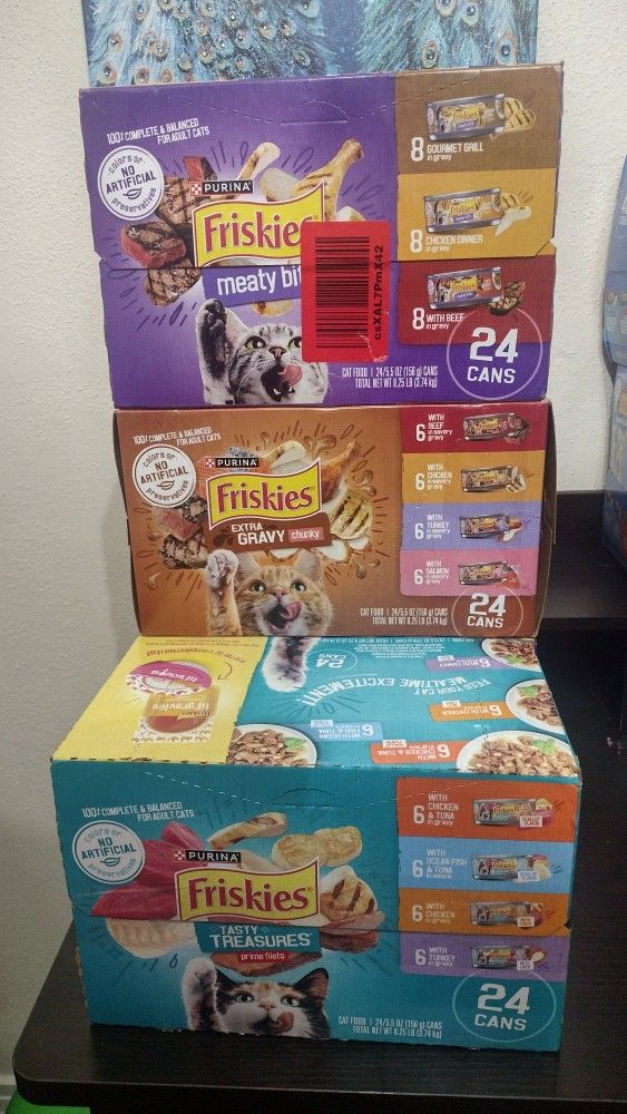 24 Count Cases Friskies Wet Cat Food