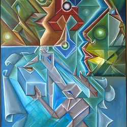 The dream maker 52”x36” oil on cavas