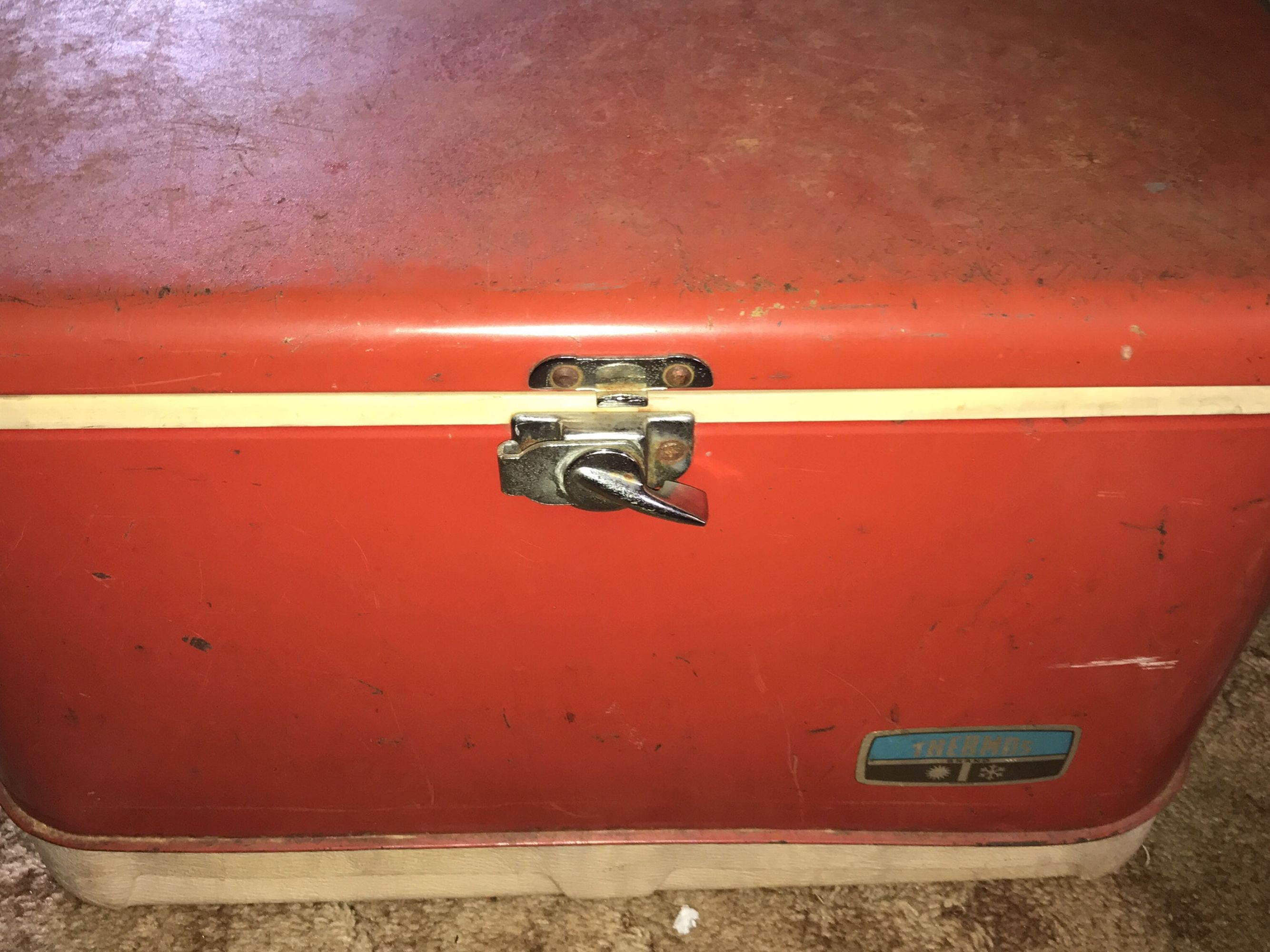 Retro Thermos Steel Cooler