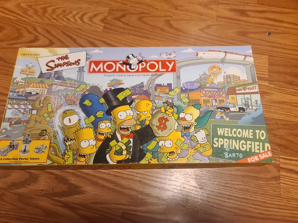 The Simpsons Monopoly Board Game