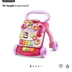 Pink Vtech Learn To Walk Toy Retails $48