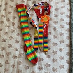 Clown Suspender & Socks